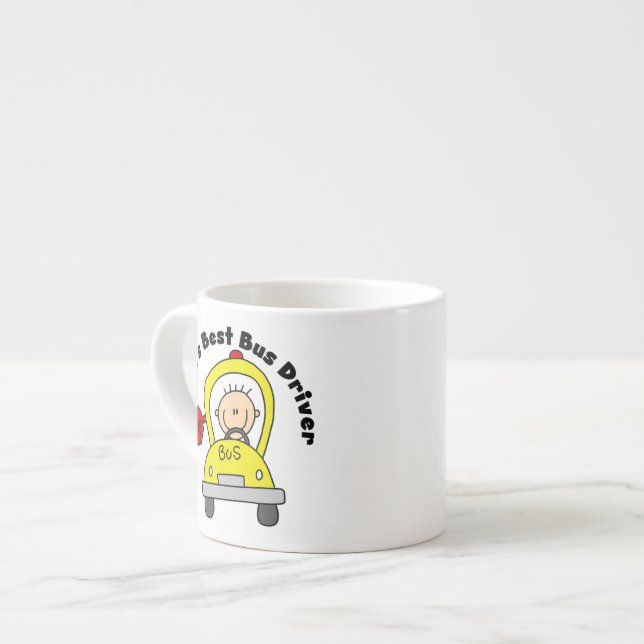 Världens bästa bussförare espressomugg (Framsida vänster)