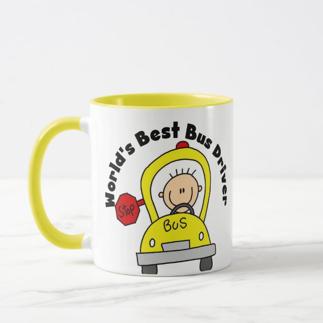 Världens bästa bussförare mugg (Vänster)