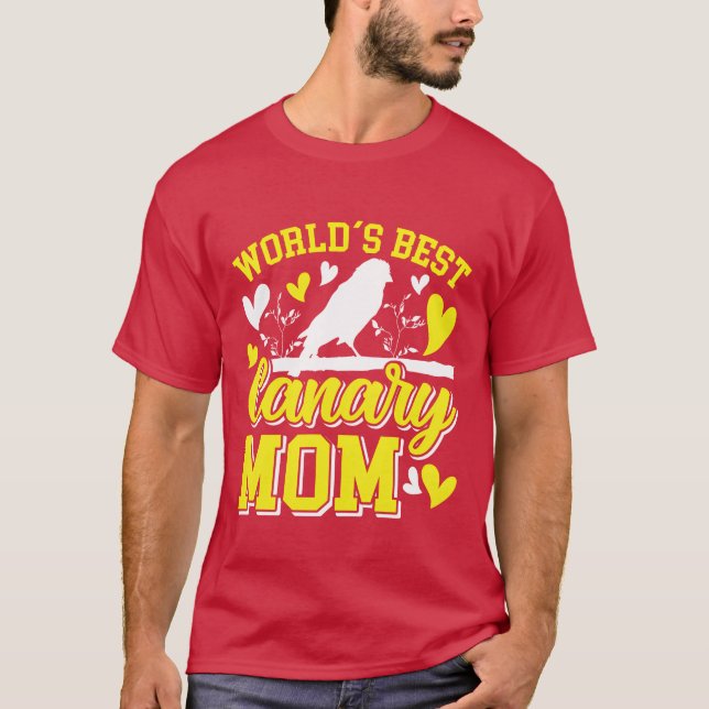 Världens bästa Canaries Mamma Bird älskare Women T Shirt (Framsida)