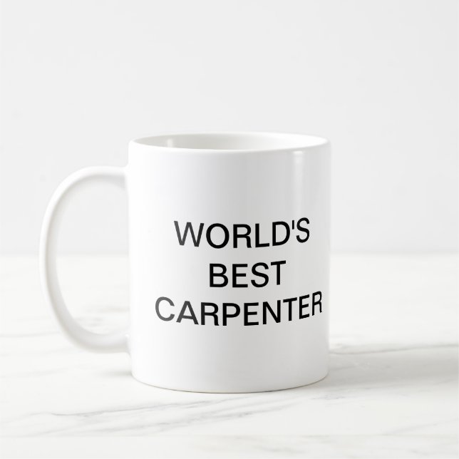 Världens bästa Carpenter Kaffemugg (Vänster)