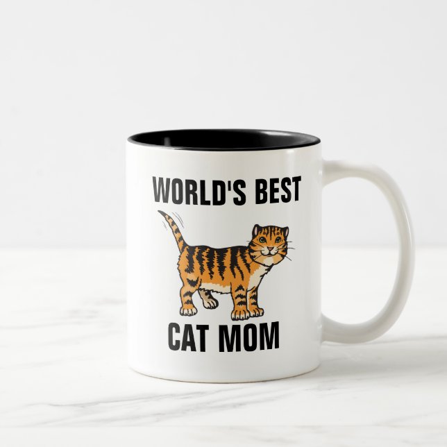 VÄRLDENS BÄSTA CAT MAMMA kaffe koppar (Höger)