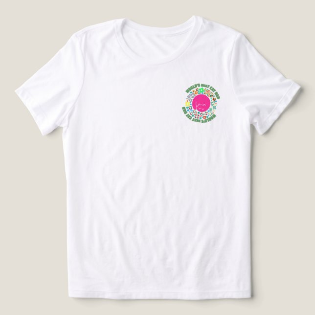 VÄRLDENS BÄSTA CAT PAPPA T SHIRT (Design Framsida)