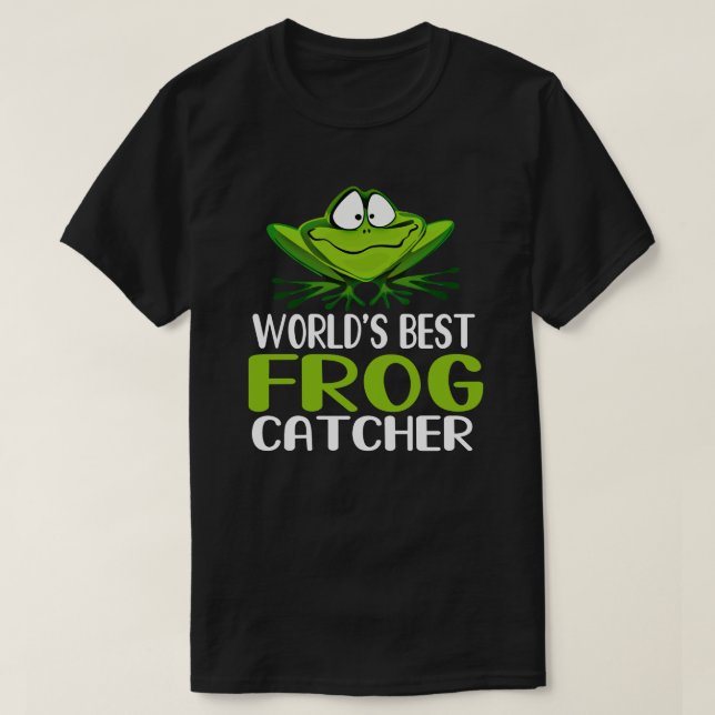 Världens bästa Catcher för groddar - Gift för grod T Shirt (Design framsida)