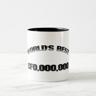 Världens bästa CFO, 000 000 Två-Tonad Mugg