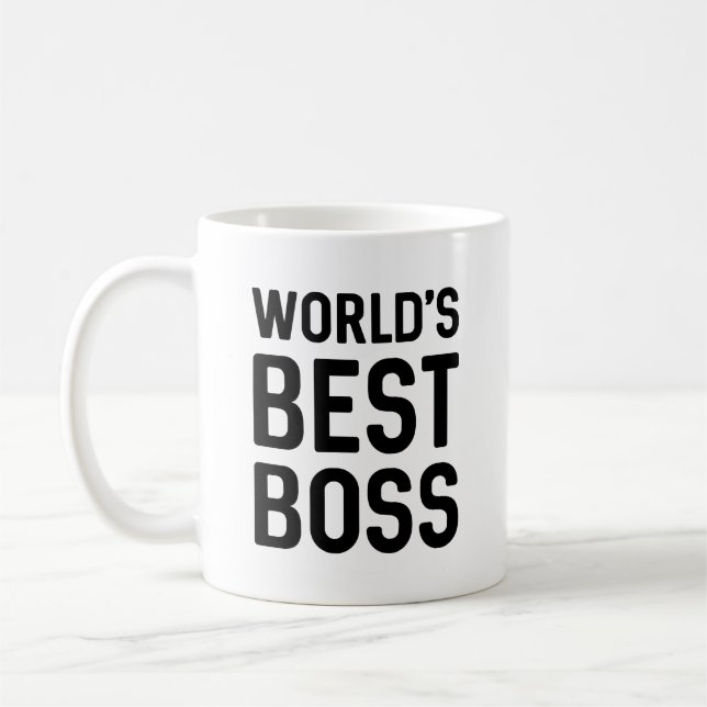 Världens bästa Chef Kaffemugg (Vänster)