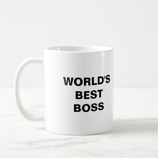 Världens bästa chef kaffemugg (Vänster)