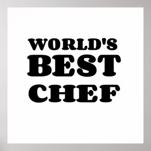 VÄRLDENS BÄSTA CHEF POSTER