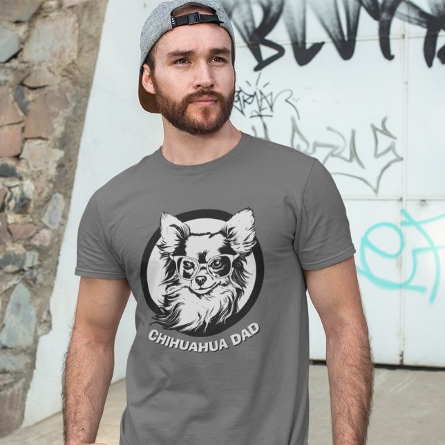 Världens bästa Chihuahua Pappa T Shirt (Skapare uppladdad)
