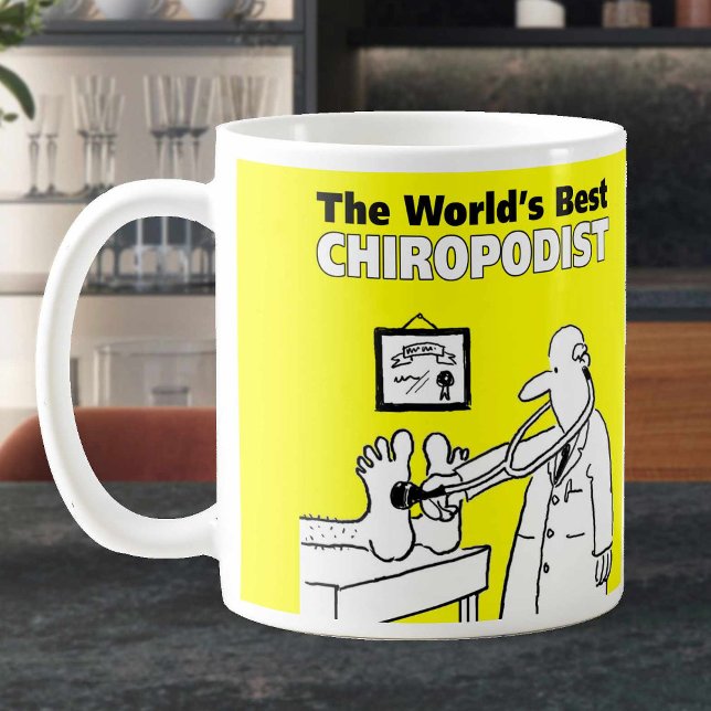 Världens bästa Chiropodist Kaffemugg (Skapare uppladdad)