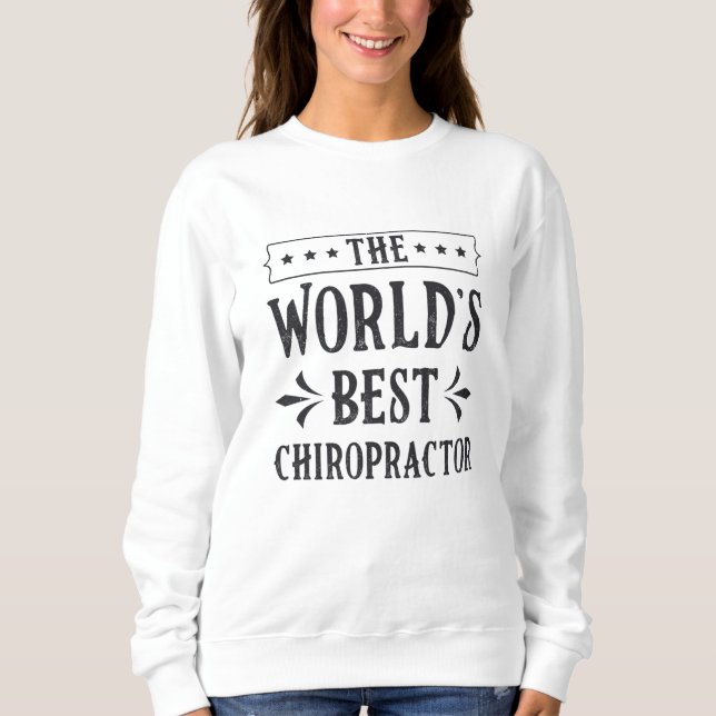 Världens bästa Chiropractor Chiropraktic Spine T Shirt (Framsida)