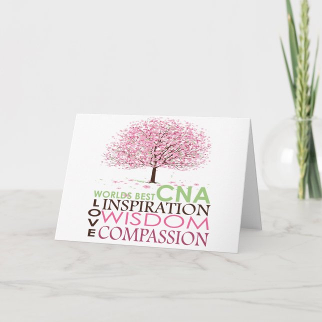 Världens bästa CNA-gåvor Kort (Framsida)