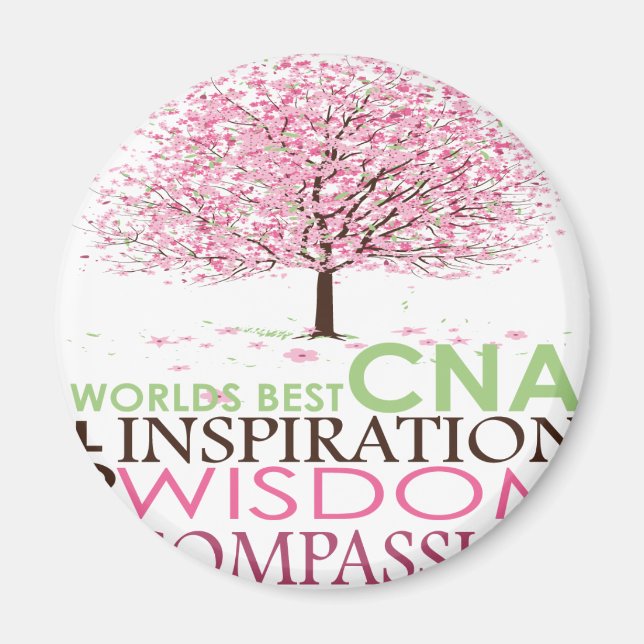 Världens bästa CNA-gåvor Magnet (Framsidan)