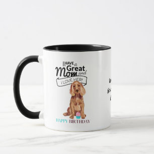 Världens BÄSTA COCKER SPANIEL MAMMA Personlig Mugg