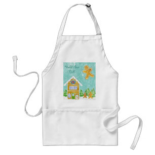 Världens bästa Cook! - Gingerbröd Cottage Apron Förkläde
