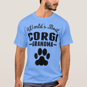 Världens bästa Corgi Grandma T Shirt
