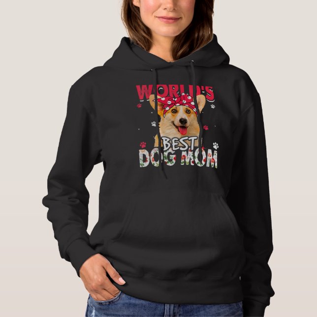 Världens bästa Corgi Hund Mors dag T Shirt (Framsida)