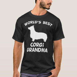 Världens Bästa Corgi Mormor Hundägare T Shirt
