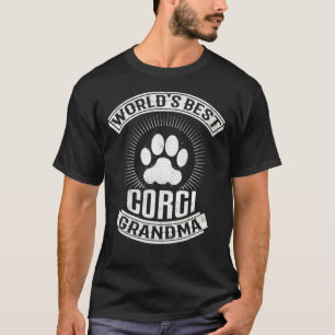 Världens Bästa Corgi Mormor T Shirt
