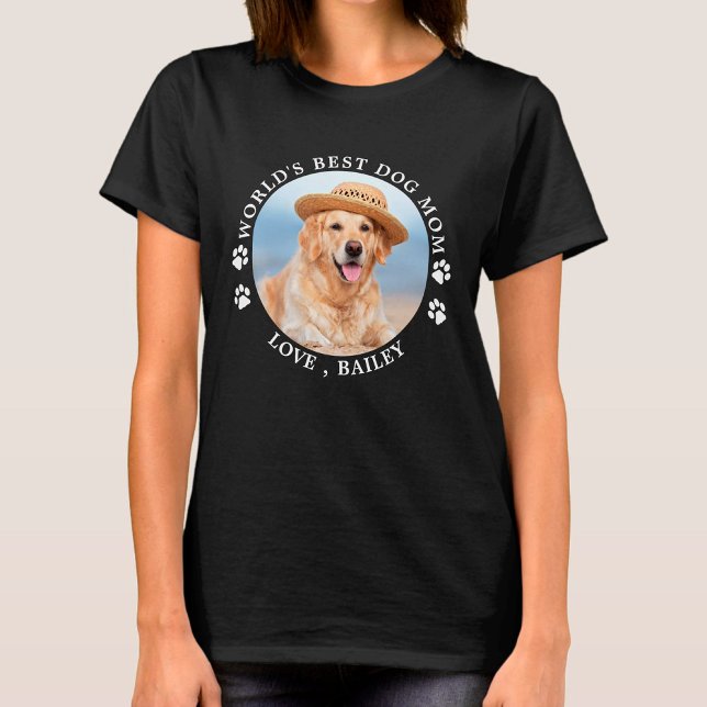 Världens bästa Cute Pet-foto för Personlig i Hund T Shirt (Skapare uppladdad)