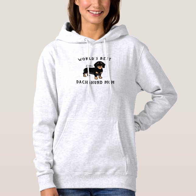 Världens bästa Dachshund Mamma Personlig Hund Namn T Shirt (Framsida)