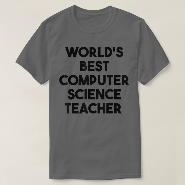 Världens bästa datatekniker t shirt (Design framsida)