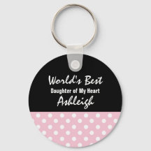 Världens bästa DAUGHTER IN LAW Polka Dot Gift V04