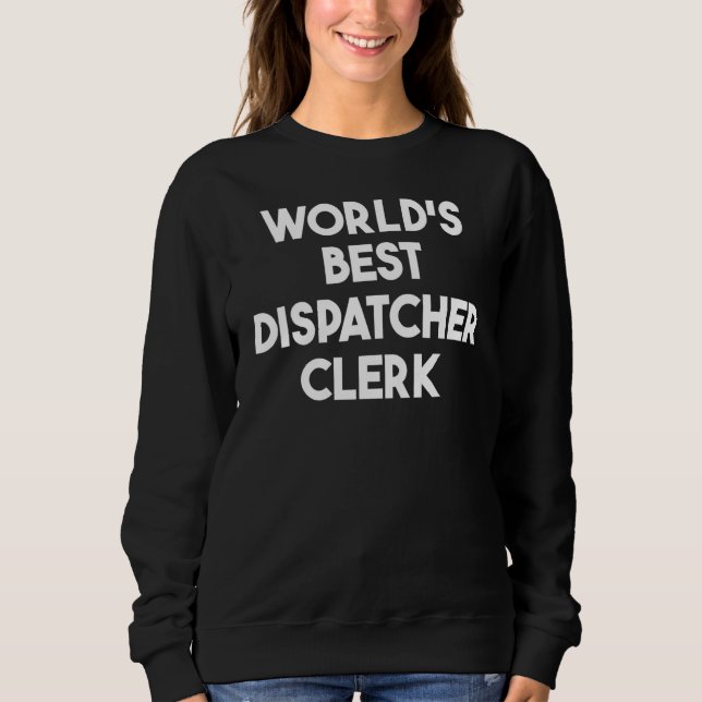 Världens bästa dispatchist t shirt (Framsida)