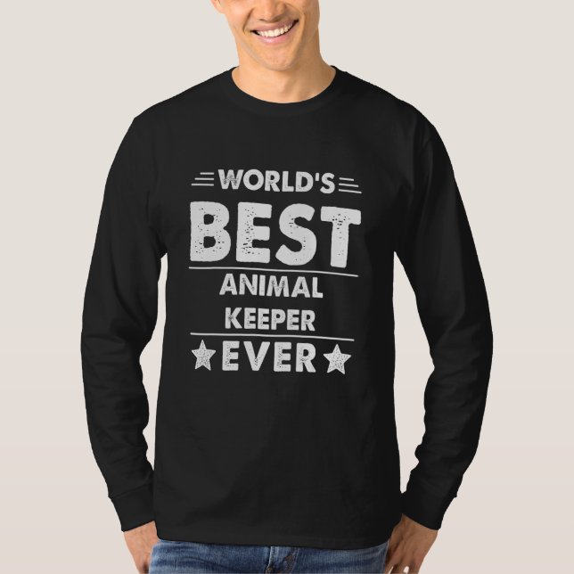 Världens Bästa Djurhållare Någonsin 1 T Shirt (Framsida)