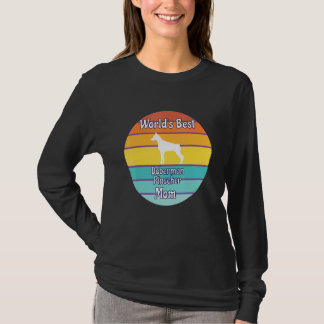 Världens bästa Dobermann-mamma T Shirt
