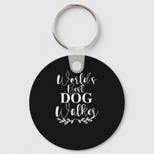 VÄRLDENS BÄSTA DOG WALKER NYCKELRING