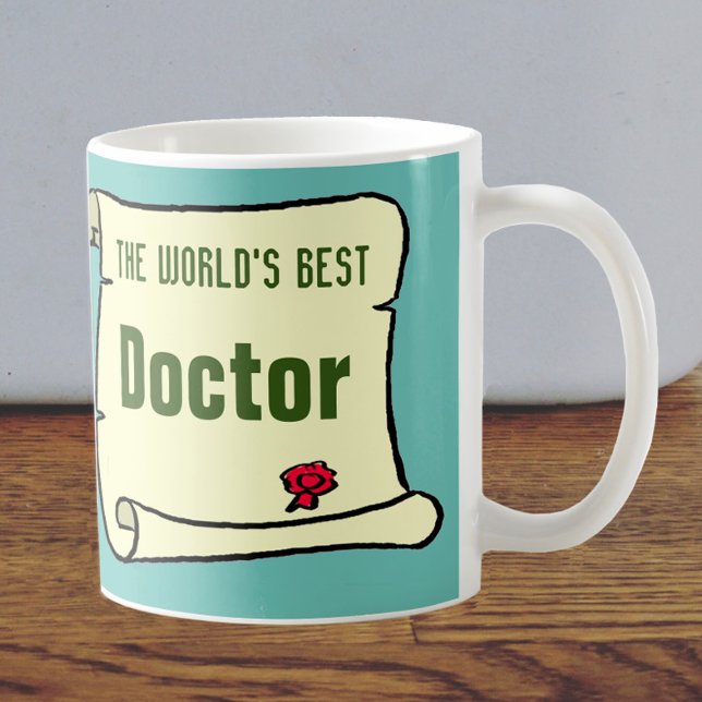 Världens bästa Doktor. Kaffemugg (Skapare uppladdad)