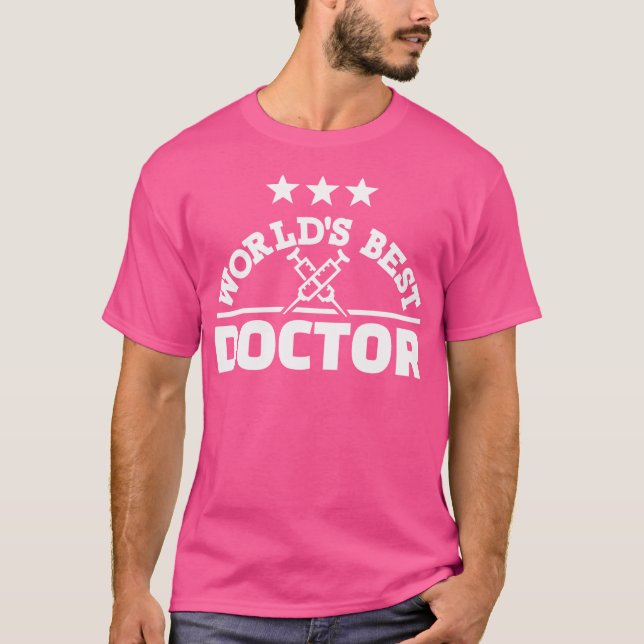 Världens bästa Doktor T Shirt (Framsida)