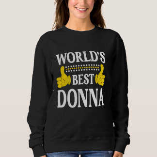 Världens bästa Donna Personal Namn First Namn Funn T Shirt