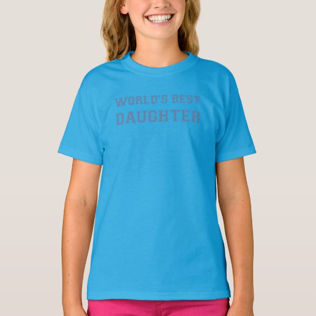 Världens bästa dotter tee shirt (Framsida)
