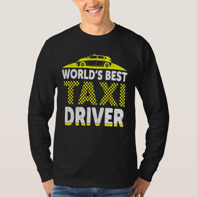 Världens bästa drivrutin för Taxi T Shirt (Framsida)