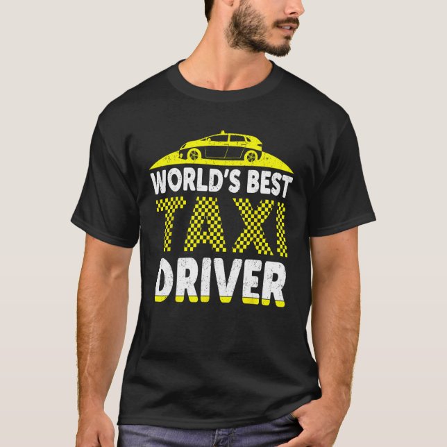 Världens bästa drivrutin för Taxi T Shirt (Framsida)