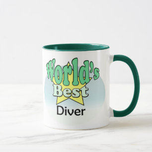 Världens bästa dykare mugg