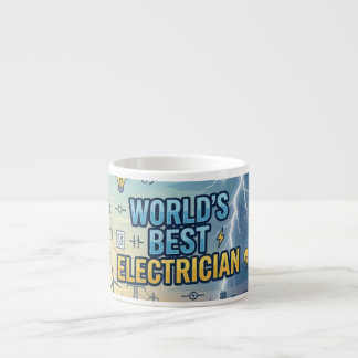 Världens bästa elektriker resemugg espressomugg
