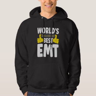 Världens Bästa EMT Jobbtitel   Yrke EMT Hoodie