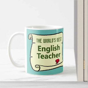 Världens Bästa Engelska Lärare. Kaffemugg