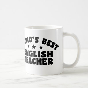 Världens bästa engelsklärare kaffemugg