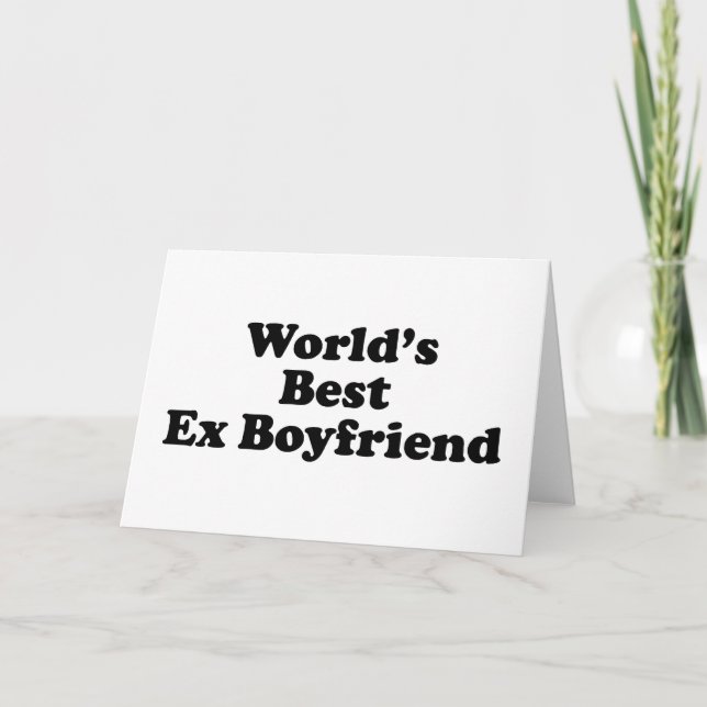 Världens bästa Ex Boykompis Kort (Framsida)