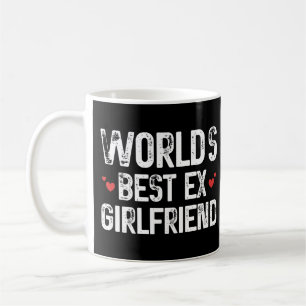 Världens bästa ex-flickvän rolig t-shirt födelseda kaffemugg
