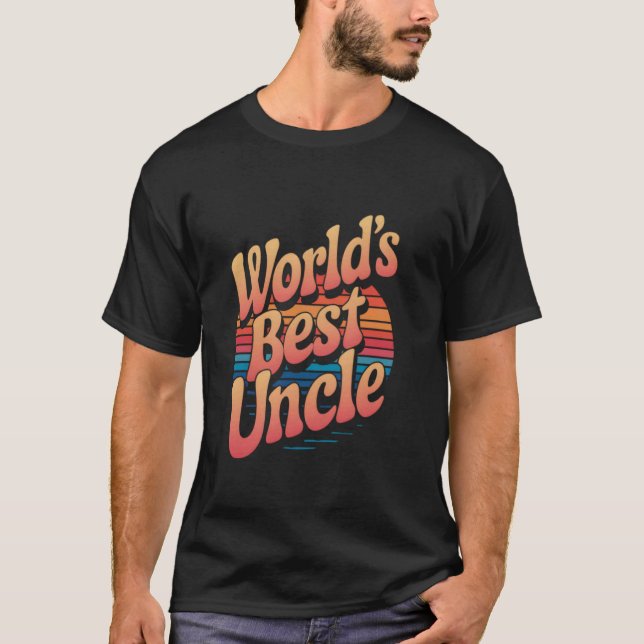 Världens bästa farbror t shirt (Framsida)