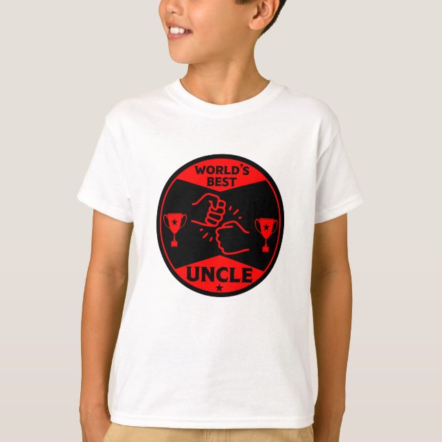 Världens bästa farbror t shirt (Framsida)
