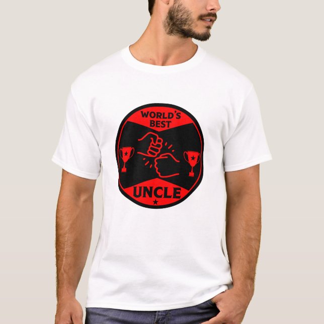 Världens bästa farbror t shirt (Framsida)