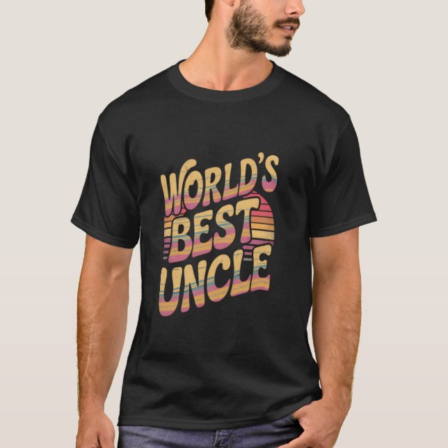 Världens bästa farbror t shirt (Framsida)