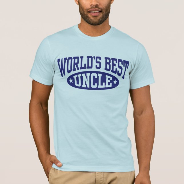 Världens bästa farbror tee shirt (Framsida)