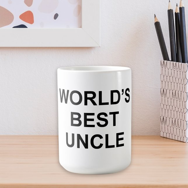Världens bästa farbror/uncles (Swedish has two wor Kaffemugg (Skapare uppladdad)
