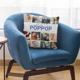 Världens bästa farfar | Kuddcover med fotokollage Kudde